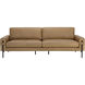 Camus Ludlow Sesame Leather Sofa